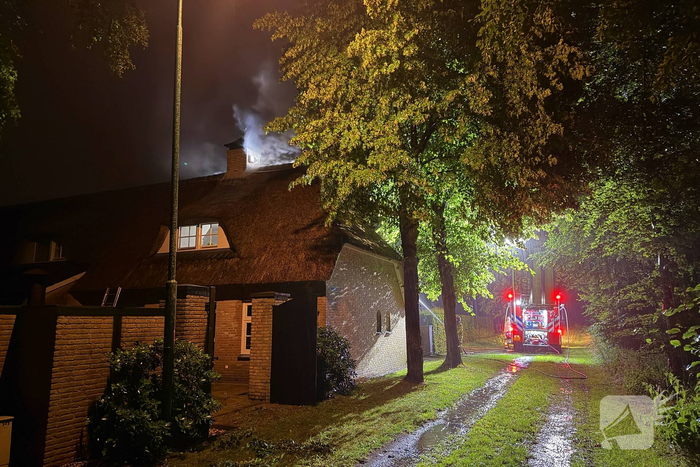 Drie bewoners geëvacueerd bij woningbrand