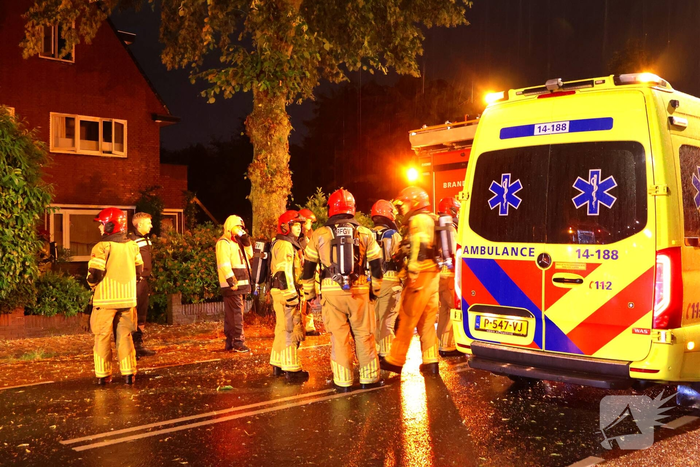 Blikseminslag veroorzaakt woningbrand