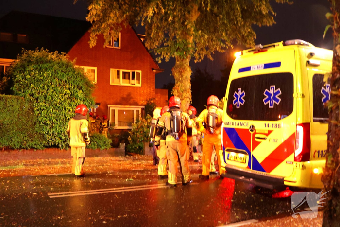 Blikseminslag veroorzaakt woningbrand
