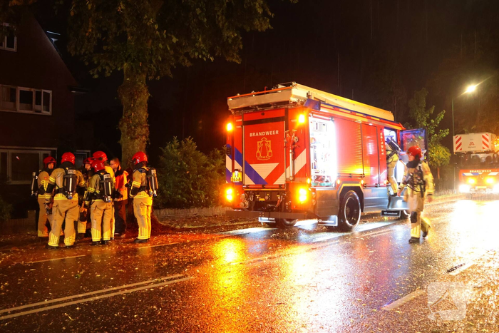 Blikseminslag veroorzaakt woningbrand