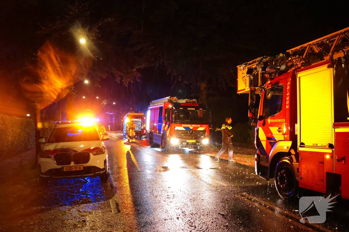 Blikseminslag veroorzaakt woningbrand