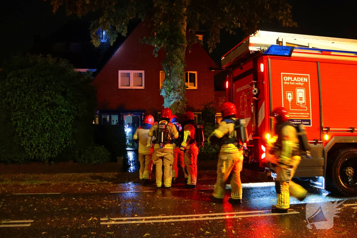 Blikseminslag veroorzaakt woningbrand
