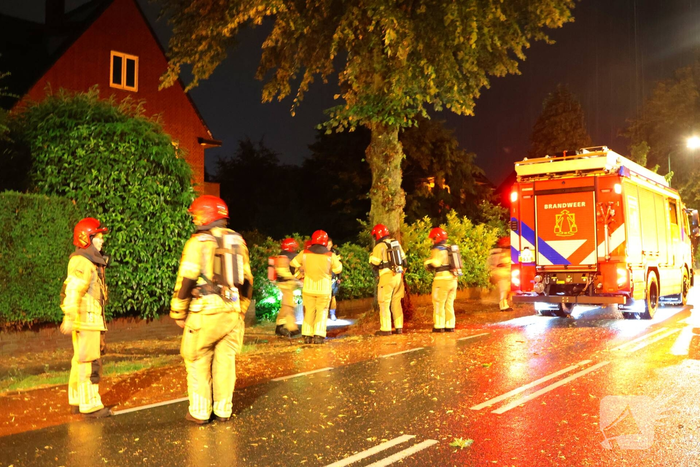 Blikseminslag veroorzaakt woningbrand