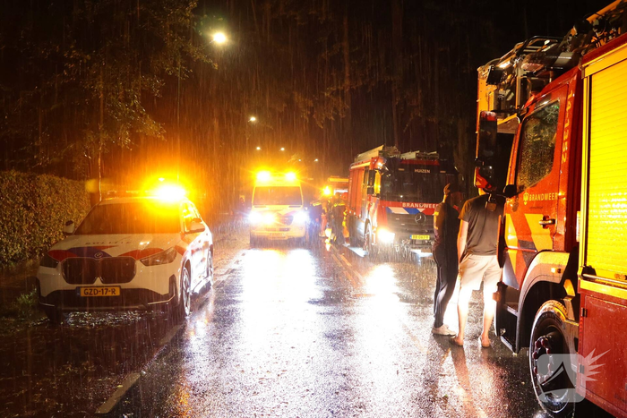 Blikseminslag veroorzaakt woningbrand