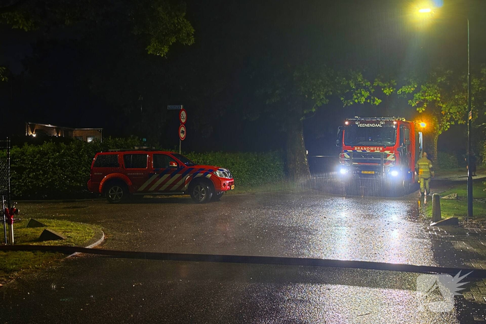 Zolder verwoest door brand na blikseminslag