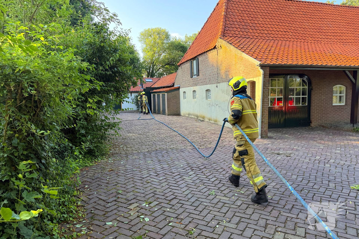 Brand bij barbecue in Volkel