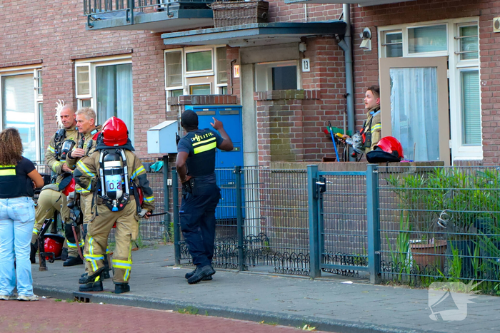 Barbecue veroorzaakt woningbrand
