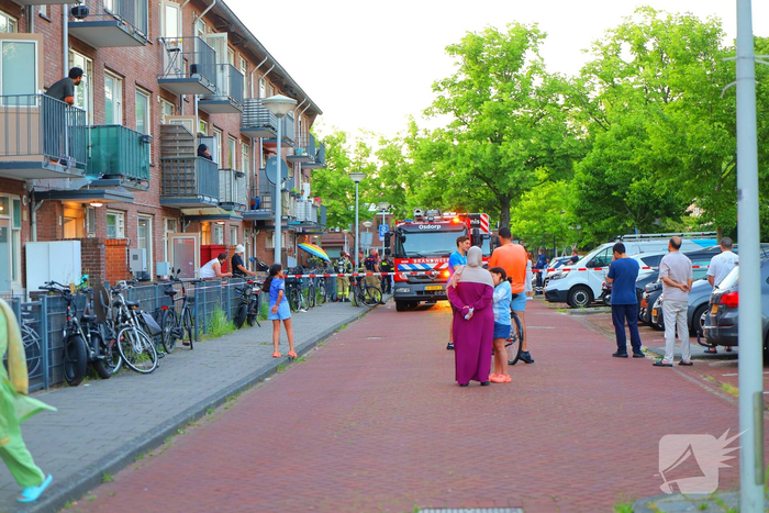 Barbecue veroorzaakt woningbrand