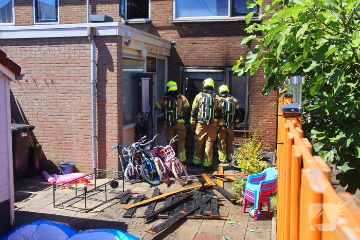 Brandweer ingezet vanwege tuinbrand