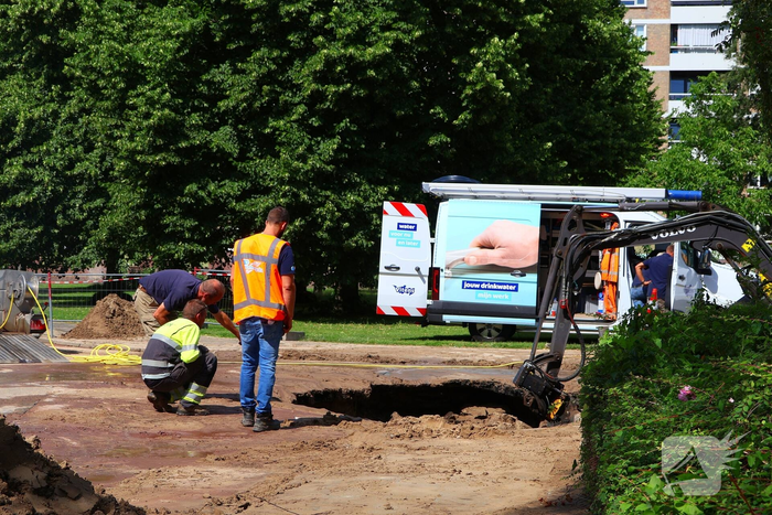 Tientallen huishoudens zonder water door waterleidingbreuk