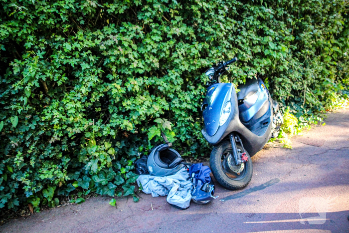 Flink ongeval tussen fatbiker en scooterrijder