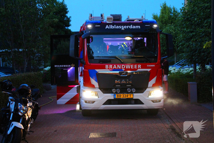 Brand in schuur snel geblust