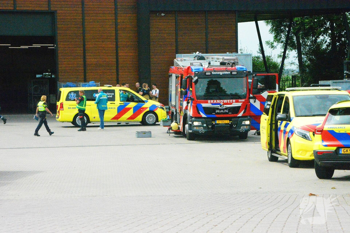 Meerdere gewonden na incident met heftruckaccu