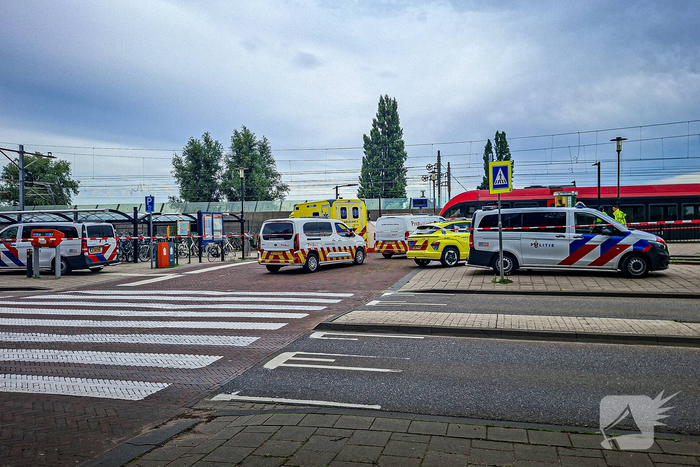 Ongeval bij spoorwegovergang zorgt voor grote hulpverlening