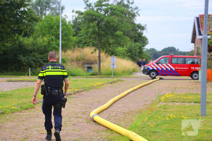 Rookontwikkeling uit auto zorgt voor ontruiming