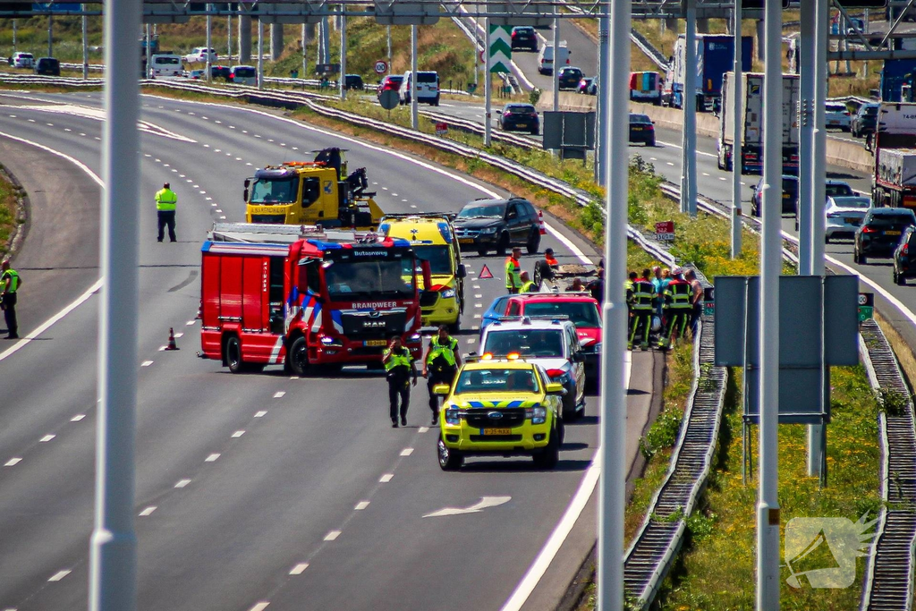 Rijksweg A15 R 52,0 112 melding Rotterdam 