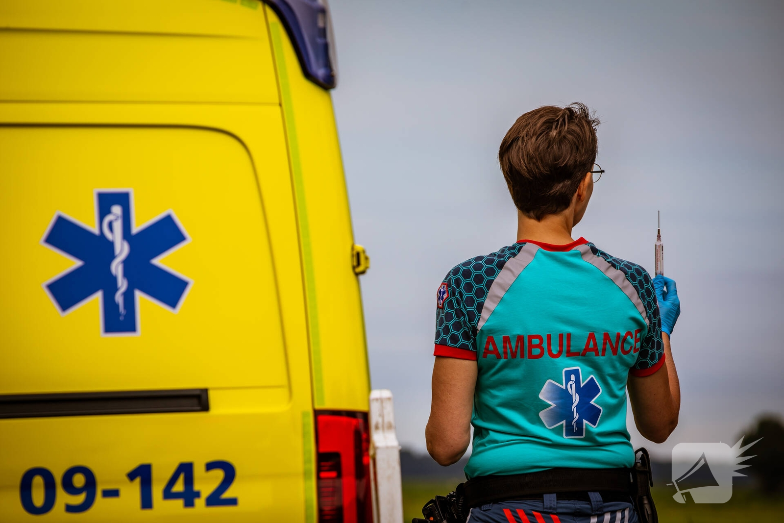 Motorrijder gewond na val