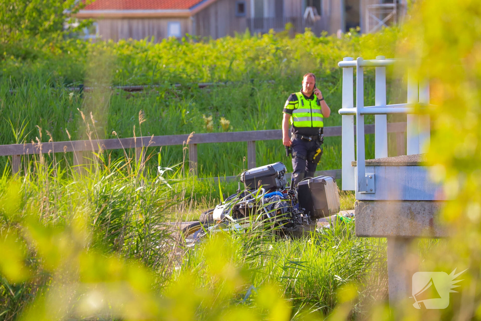 Motorrijder betrokken bij ongeval met fietser
