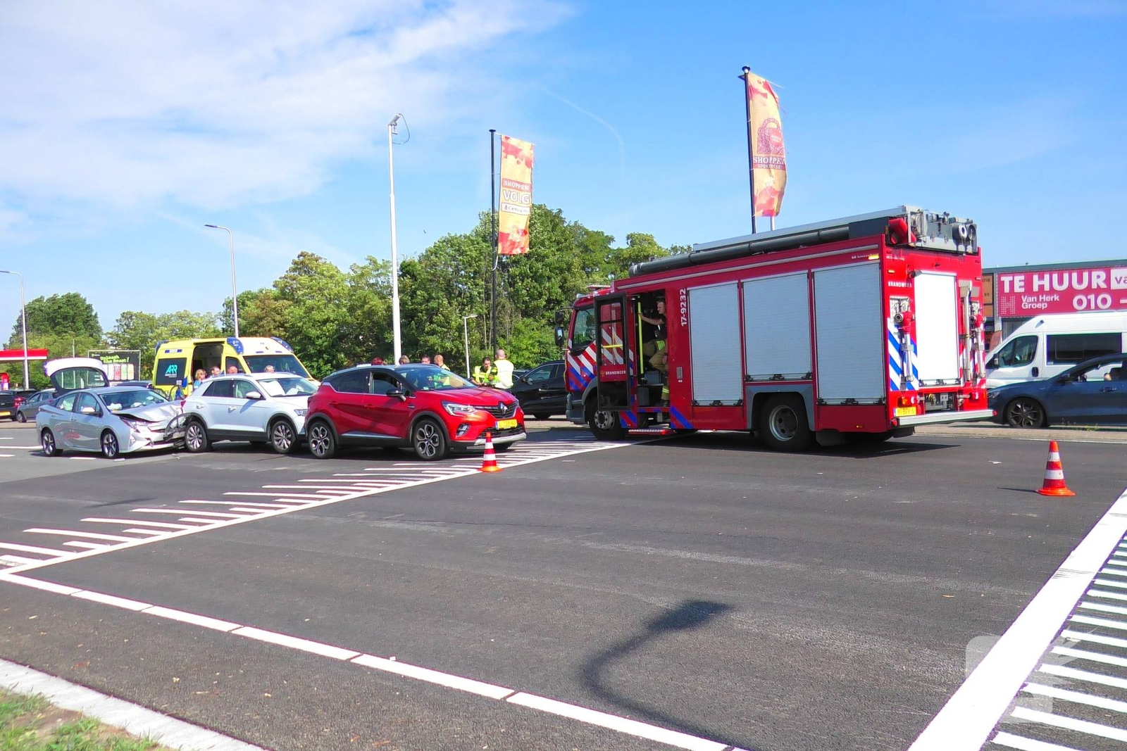 Drie voertuigen betrokken bij ongeval