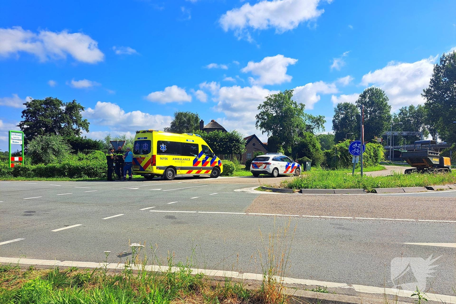 Ongeval met fietser leidt tot verwondingen