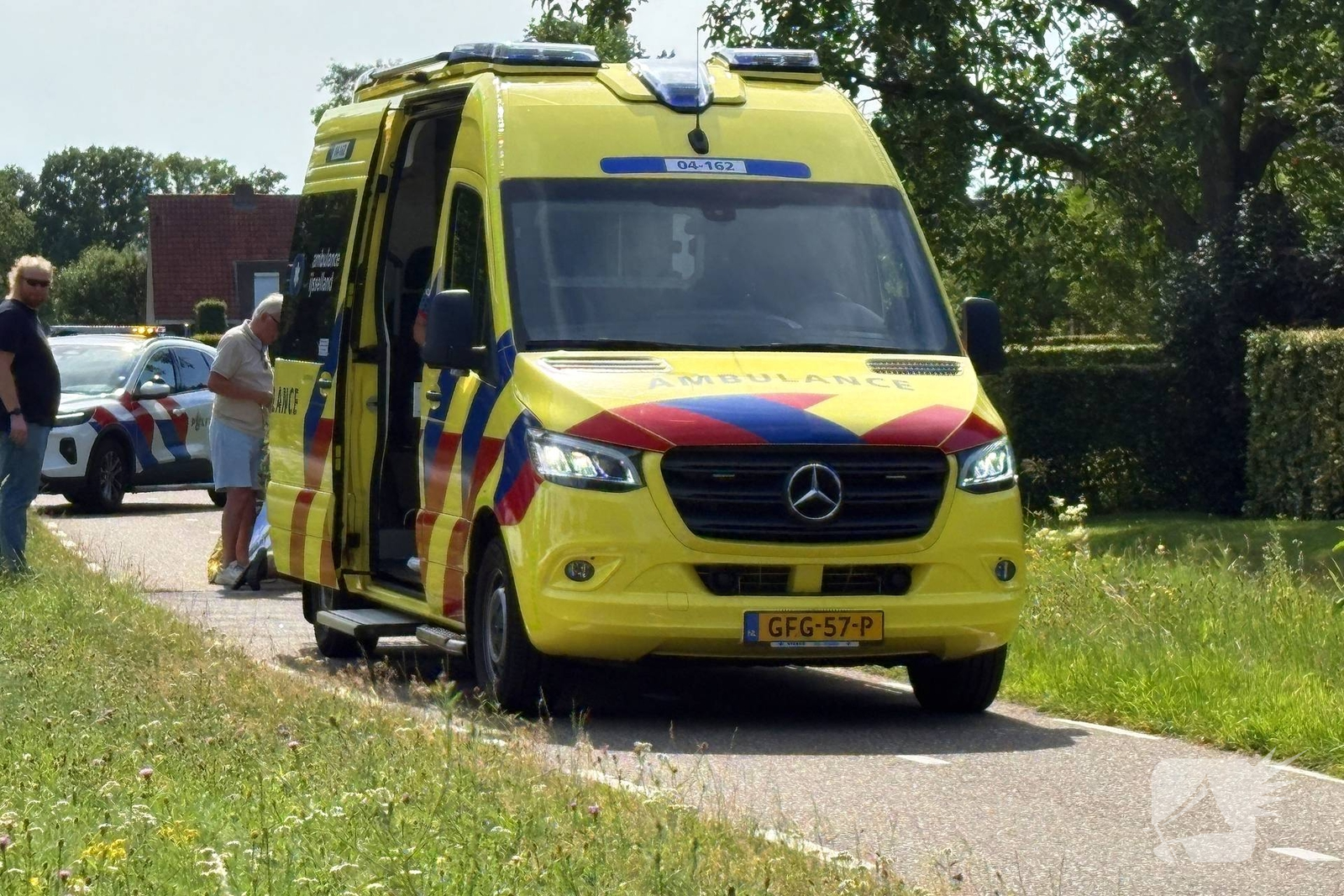 Fietser gewond bij verkeersongeval