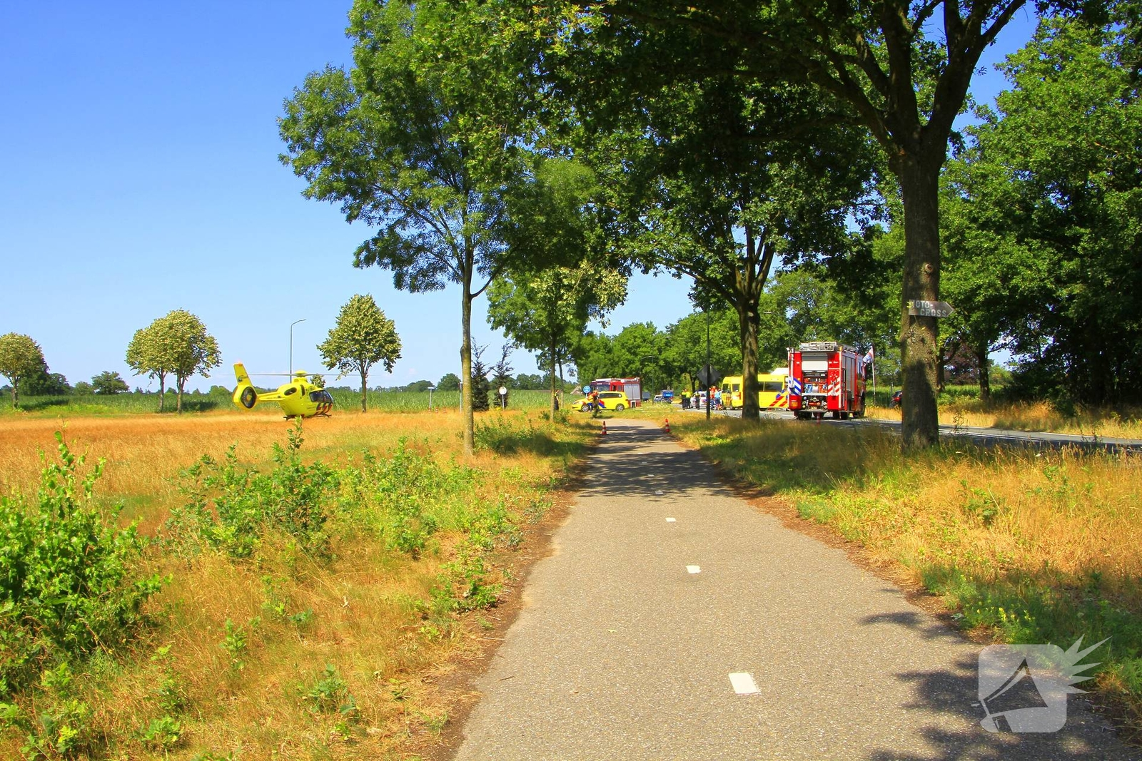 Fietser ernstig gewond bij aanrijding