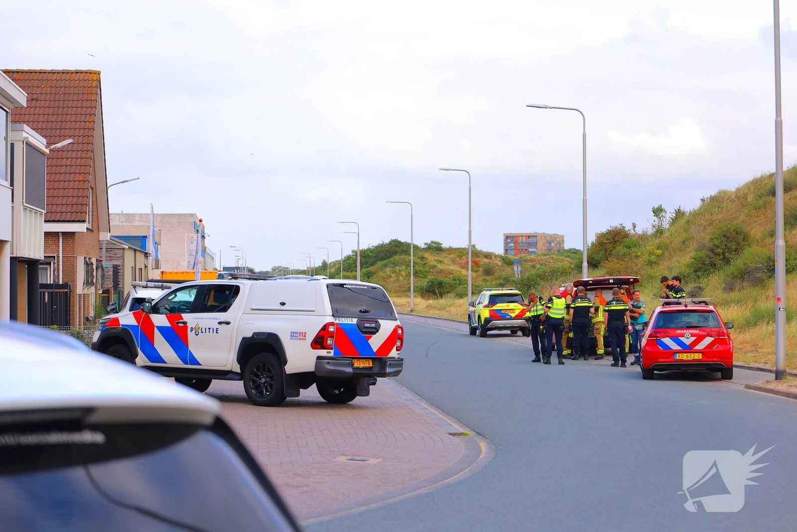 Grote brandweerinzet voor brand in duingebied
