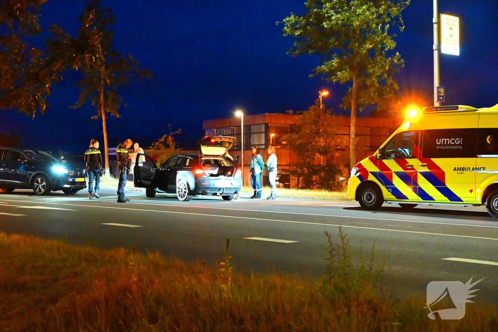 Politie en ambulance ingezet bij verkeersongeval