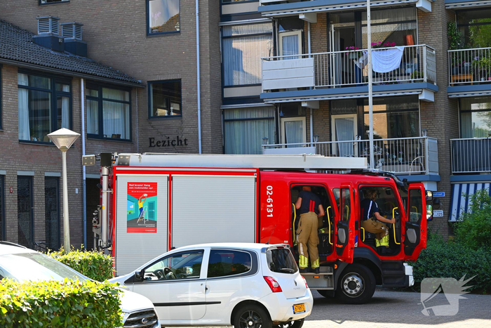 Woningbrand in leegstaand appartement