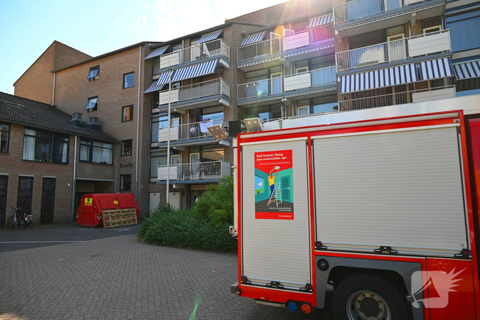 Woningbrand in leegstaand appartement