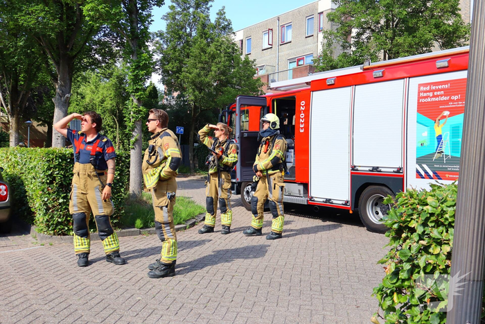 Woningbrand in leegstaand appartement