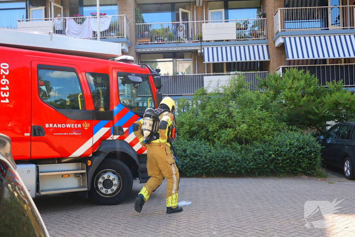 Woningbrand in leegstaand appartement