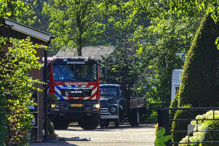 Brandweer ingezet voor brand in schuur