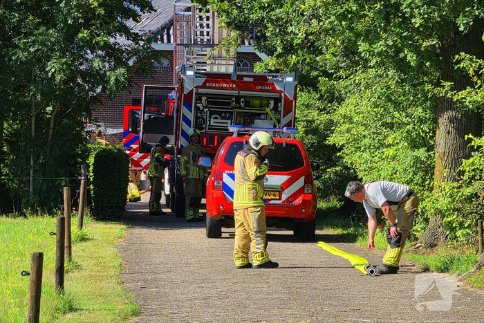 Brandweer ingezet voor brand in schuur