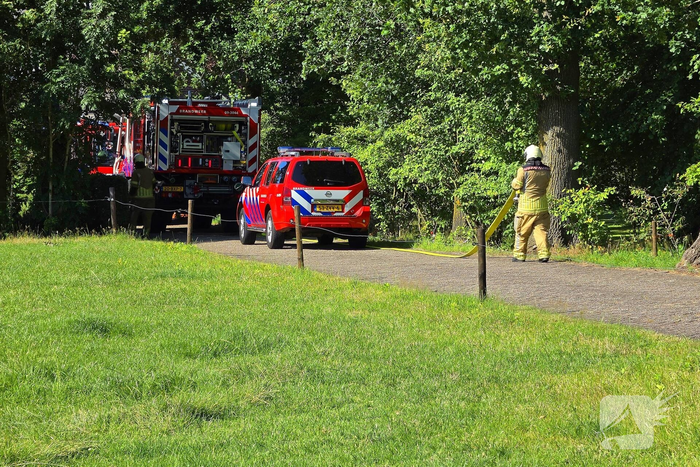 Brandweer ingezet voor brand in schuur