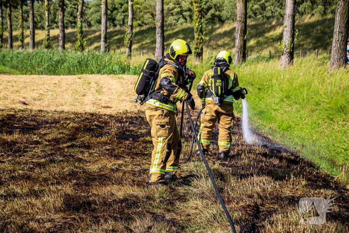 Brandweer houdt verdachte aan na brandstichting