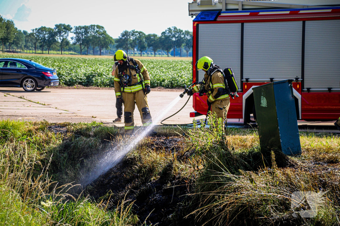 Brandweer houdt verdachte aan na brandstichting