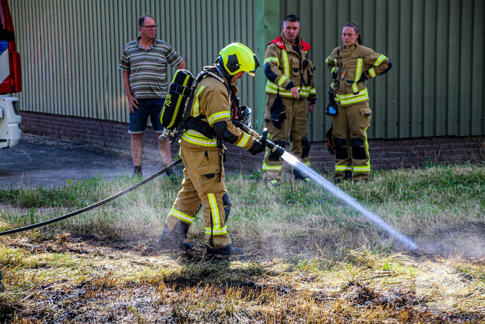 Brandweer houdt verdachte aan na brandstichting