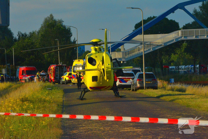 Persoon te water leidt tot grote hulpverleningsactie