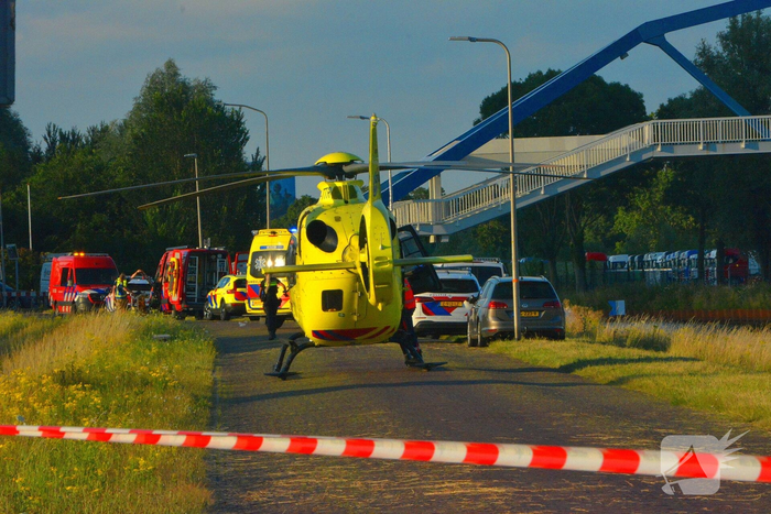 Persoon te water leidt tot grote hulpverleningsactie