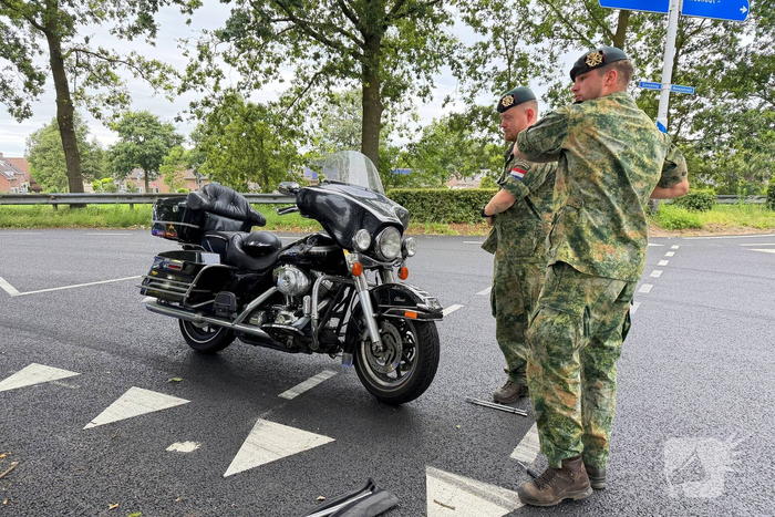Motorrijder gewond bij aanrijding met auto