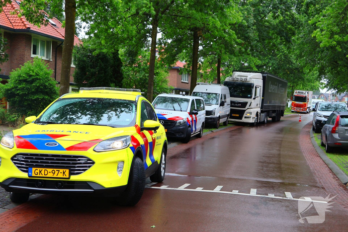 Fietser gewond bij aanrijding met losgeschoten aanhanger