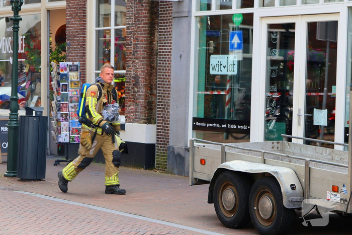 Brandweer in actie wegens gaslekkage tijdens sloopwerkzaamheden