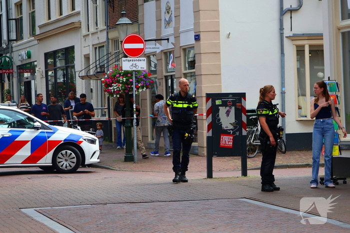 Brandweer in actie wegens gaslekkage tijdens sloopwerkzaamheden