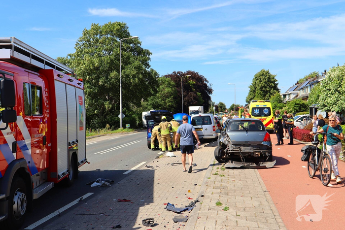 Meerdere voertuigen betrokken bij ongeval