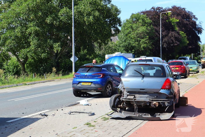 Meerdere voertuigen betrokken bij ongeval