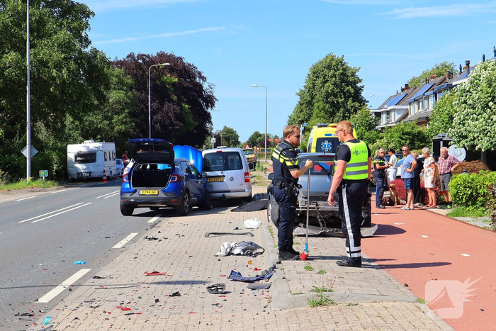 Meerdere voertuigen betrokken bij ongeval