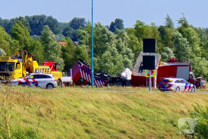 Eenzijdig ongeval met brandweerwagen