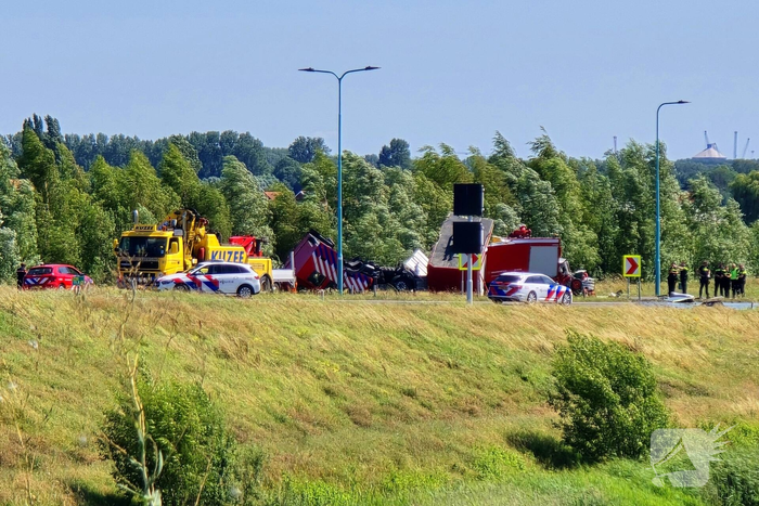 Eenzijdig ongeval met brandweerwagen