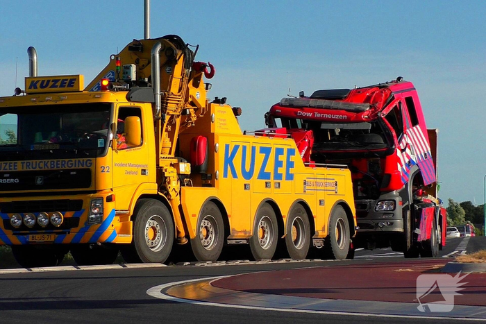 Eenzijdig ongeval met brandweerwagen
